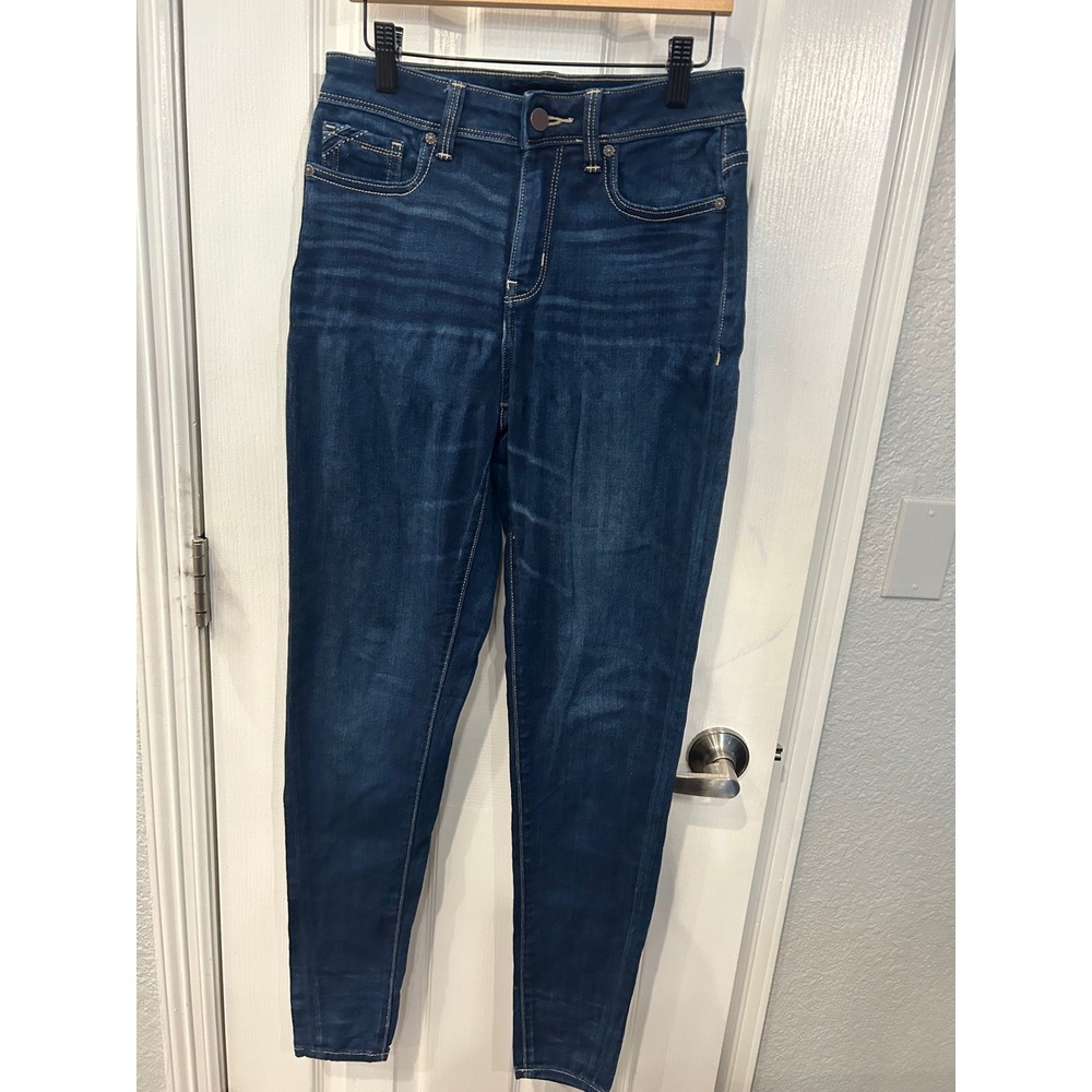 Buckle Black Ankle Skinny Jeans Blue High Rise Fit No‎ 53 BKW1477A Denim Pants